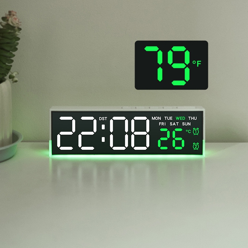 Đồng Hồ LED Decor Để Bàn Báo Thức Có Đèn Nền Trang Trí Điều Chỉnh Được Độ Sáng - 6681