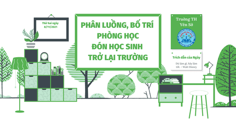 PHÂN LUỒNG, BỐ TRÍ PHÒNG HỌC ĐÓN HỌC SINH TRỞ LẠI TRƯỜNG