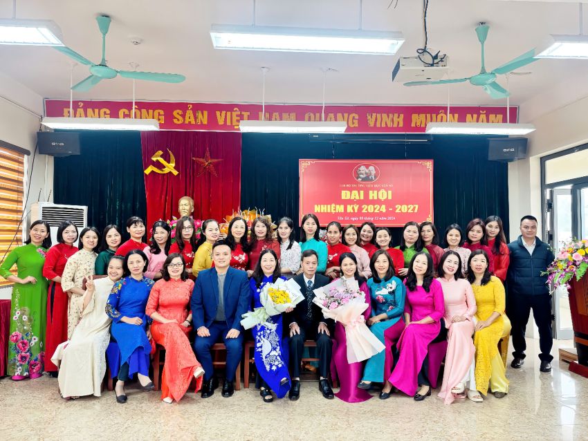Chi bộ trường Tiểu học Yên Sở tổ chức ĐH Chi bộ nhiệm kỳ 2024-2027