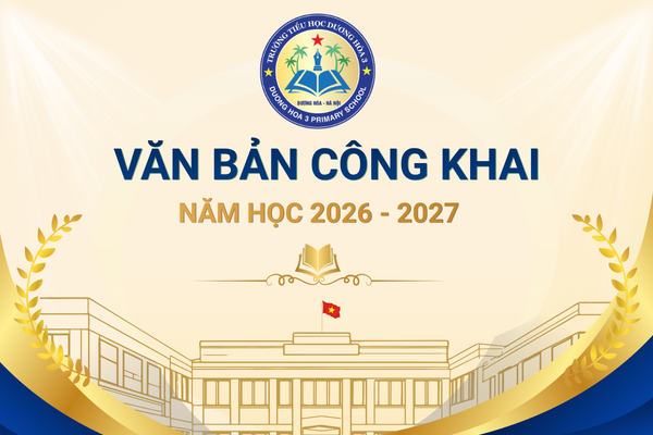 Văn bản công khai  - Năm học 2026-2027