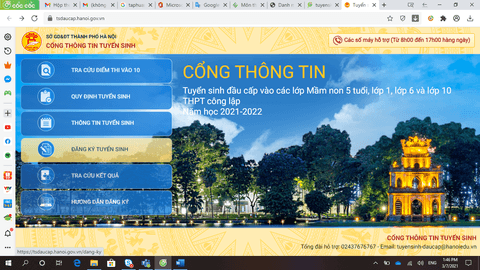 Thông báo kế hoạch tuyển sinh vào lớp 1 năm học 2021 - 2022 của trường Tiểu học Yên Sở