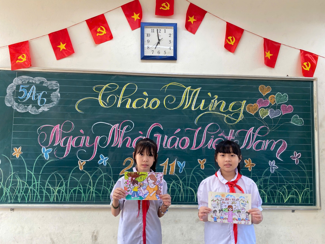 Giáo viên và học sinh Trường Tiểu học Yên Sở thi đua dạy tốt – học tốt chào mừng Ngày Nhà giáo Việt Nam 20/11