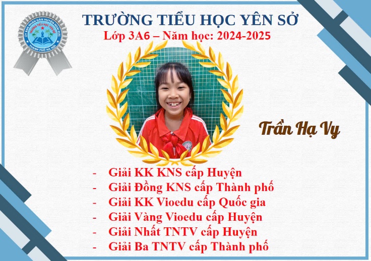 HỌC SINH YÊN SỞ - TỰ HÀO TRÊN ĐƯỜNG ĐUA TRI THỨC
