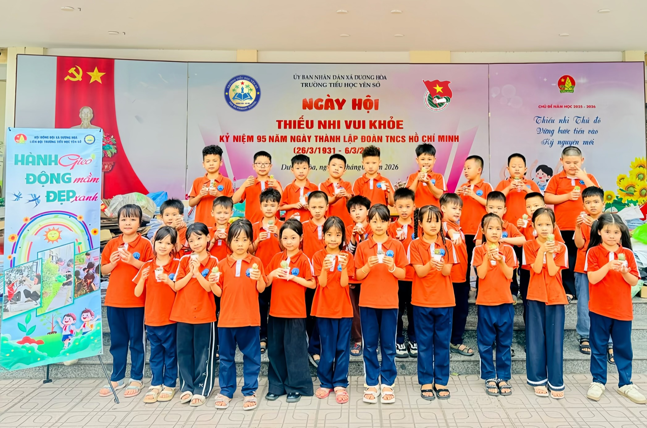 TRƯỜNG TH YÊN SỞ TỔ CHỨC NGÀY HỘI 