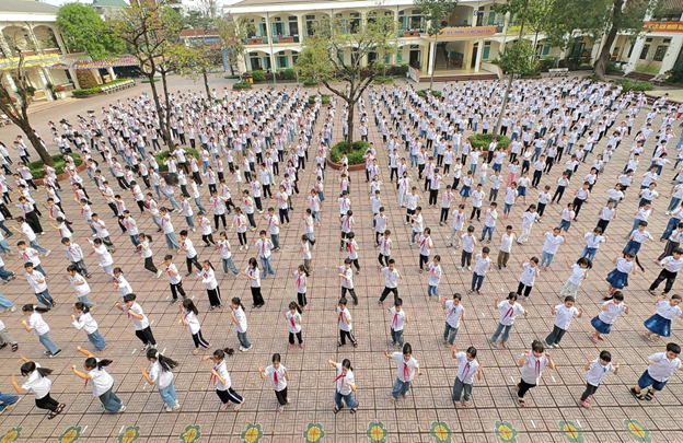 HOẠT ĐỘNG TẬP THỂ DỤC BUỔI SÁNG CỦA HỌC SINH TRƯỜNG TH YÊN SỞ