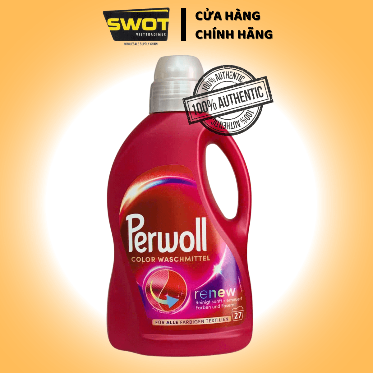 Nước Giặt Perwoll Renew của Đức - Chăm Sóc Chuyên Sâu Cho Từng Loại Vải, Làm Mới Màu sắc Vải - SWOT