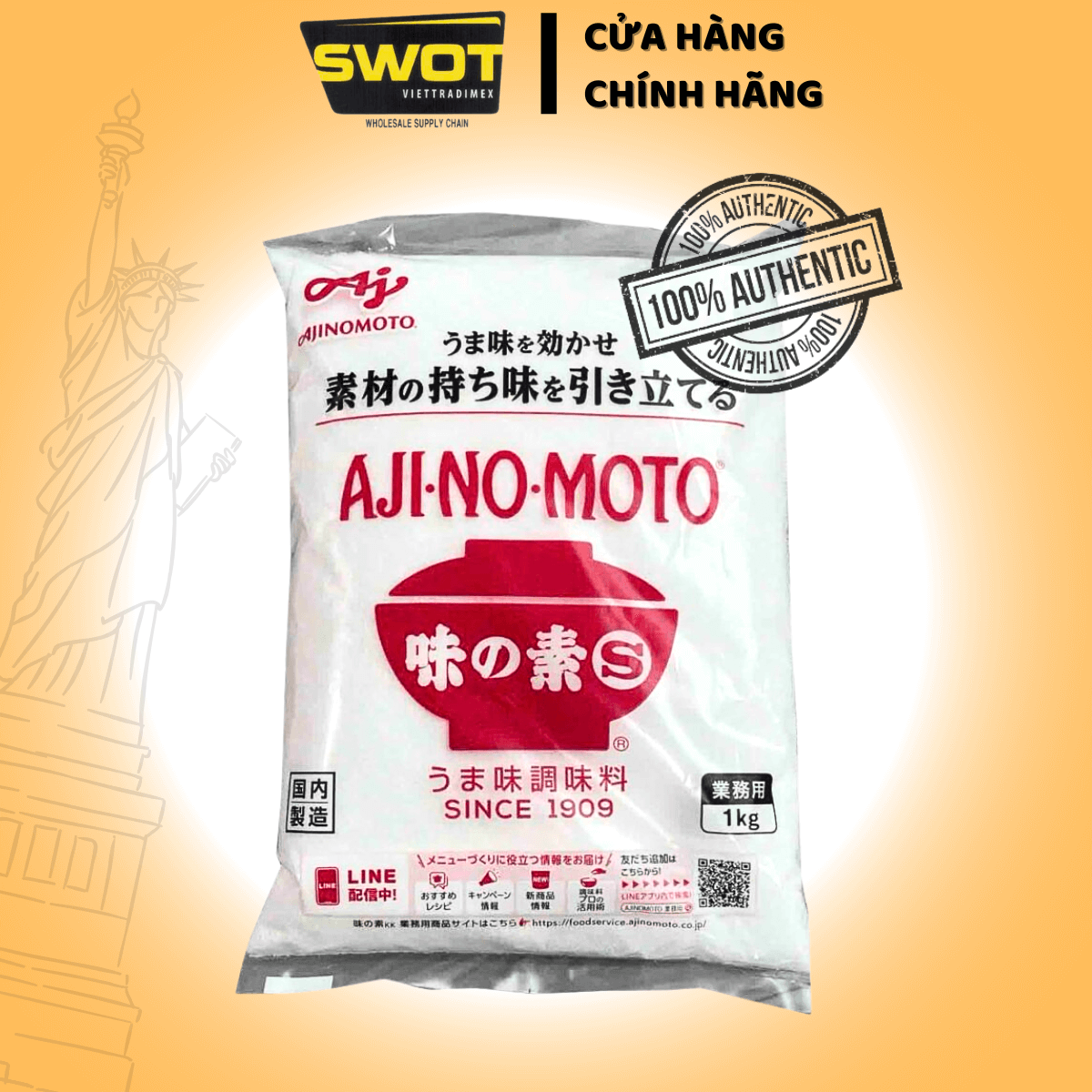 BỘT NGỌT AJINOMOTO 1KG CỦA NHẬT, gia tăng vị ngọt và kích thích ăn ngon miệng - SWOT