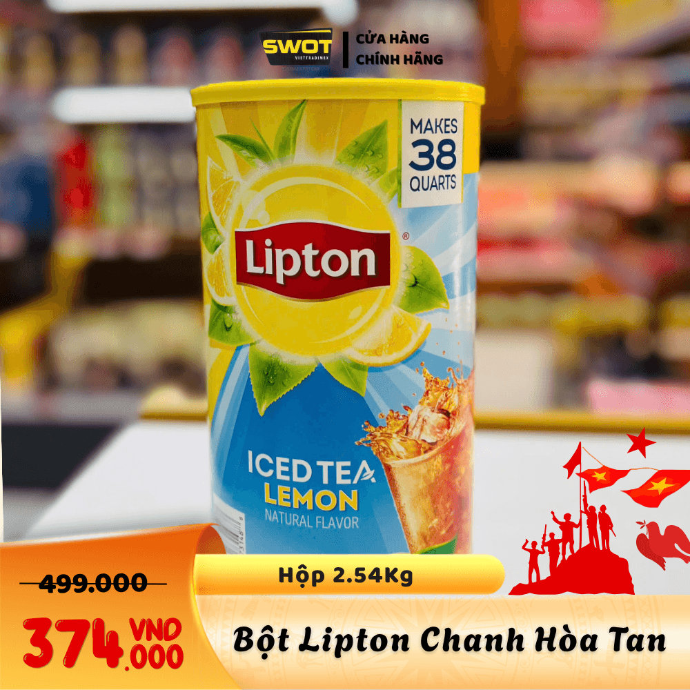 LIPTON BỘT HÒA TAN - MỸ, HỘP 2,54KG