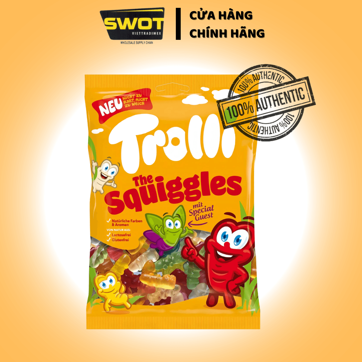 Kẹo Dẻo TROLLI Đức nhiều vị (HỘP + GÓI) - Với hương vị thơm ngon của kẹo dẻo, Trolli xứng đáng là 1 trong những thương hiệu kẹo dẻo ngon nhất thế giới - SWOT