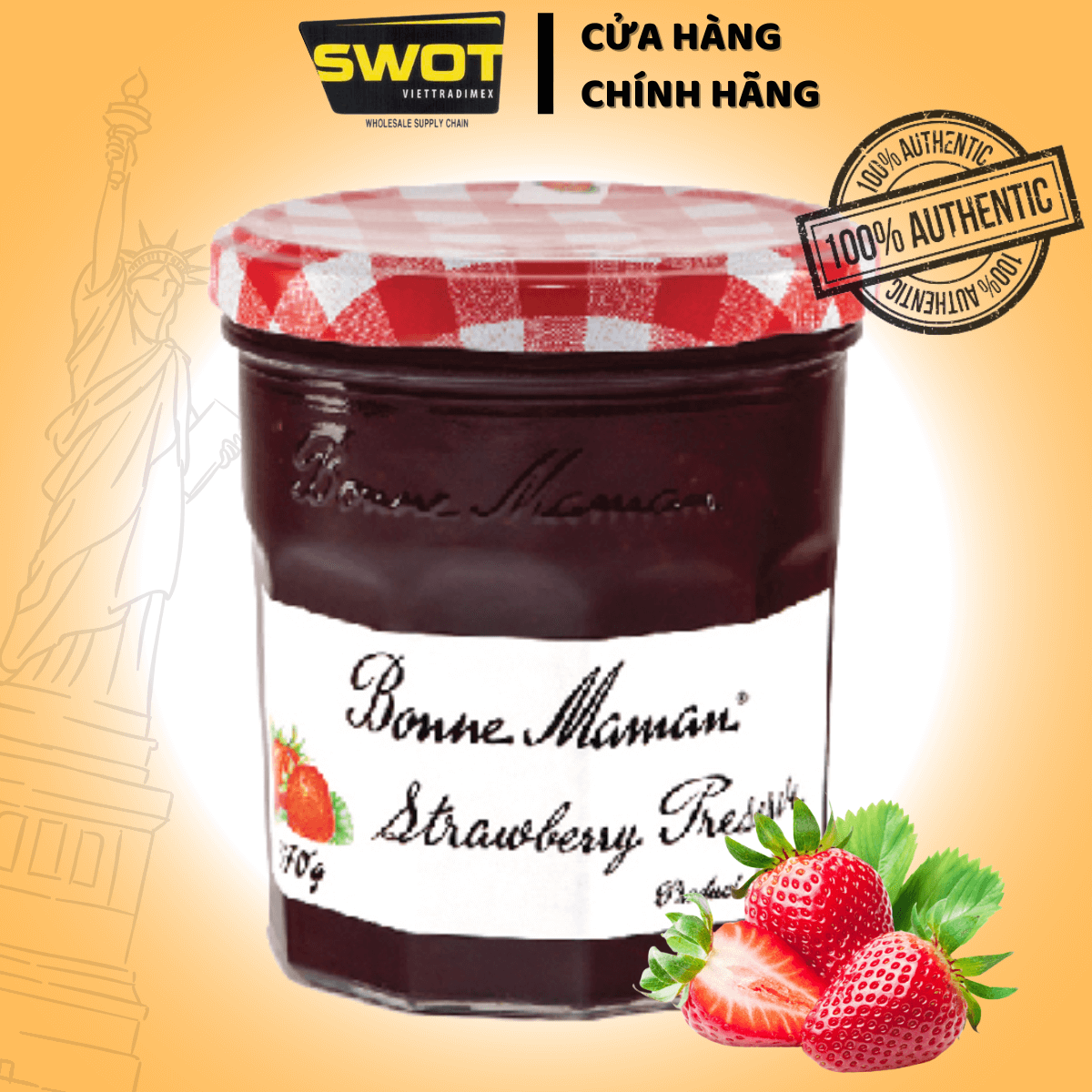 Mứt Bonne Maman các loại của Pháp, mang đến mứt trái cây cao cấp của Pháp, không chất bảo quản, giữ trọn vị tươi ngon, lựa chọn hoàn hỏa cho bữa ăn lành mạnh - SWOT