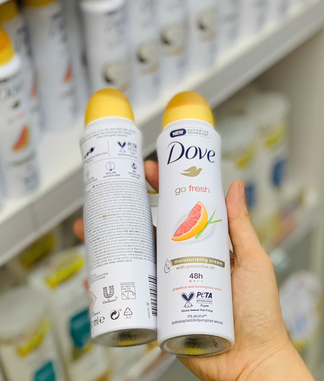 Xịt khử mùi Dove 48H Mỹ 150ml nhiều hương, Xịt khử mùi dove bản Mỹ cao cấp, hương thơm nhẹ nhàng, lâu hương lên đến 48h