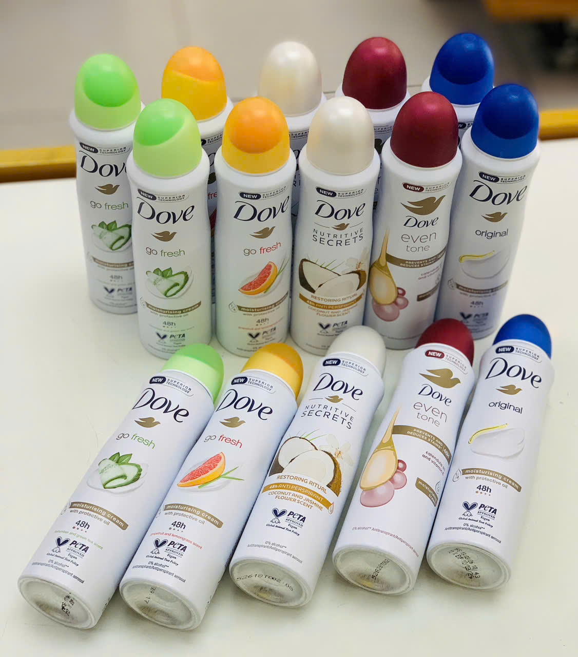 Xịt khử mùi Dove 48H Mỹ 150ml nhiều hương, Xịt khử mùi dove bản Mỹ cao cấp, hương thơm nhẹ nhàng, lâu hương lên đến 48h
