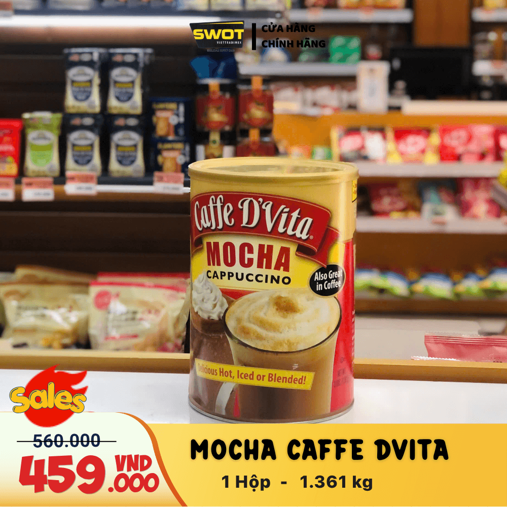 MOCHA CAFFE DVITA - HỘP 1,36KG