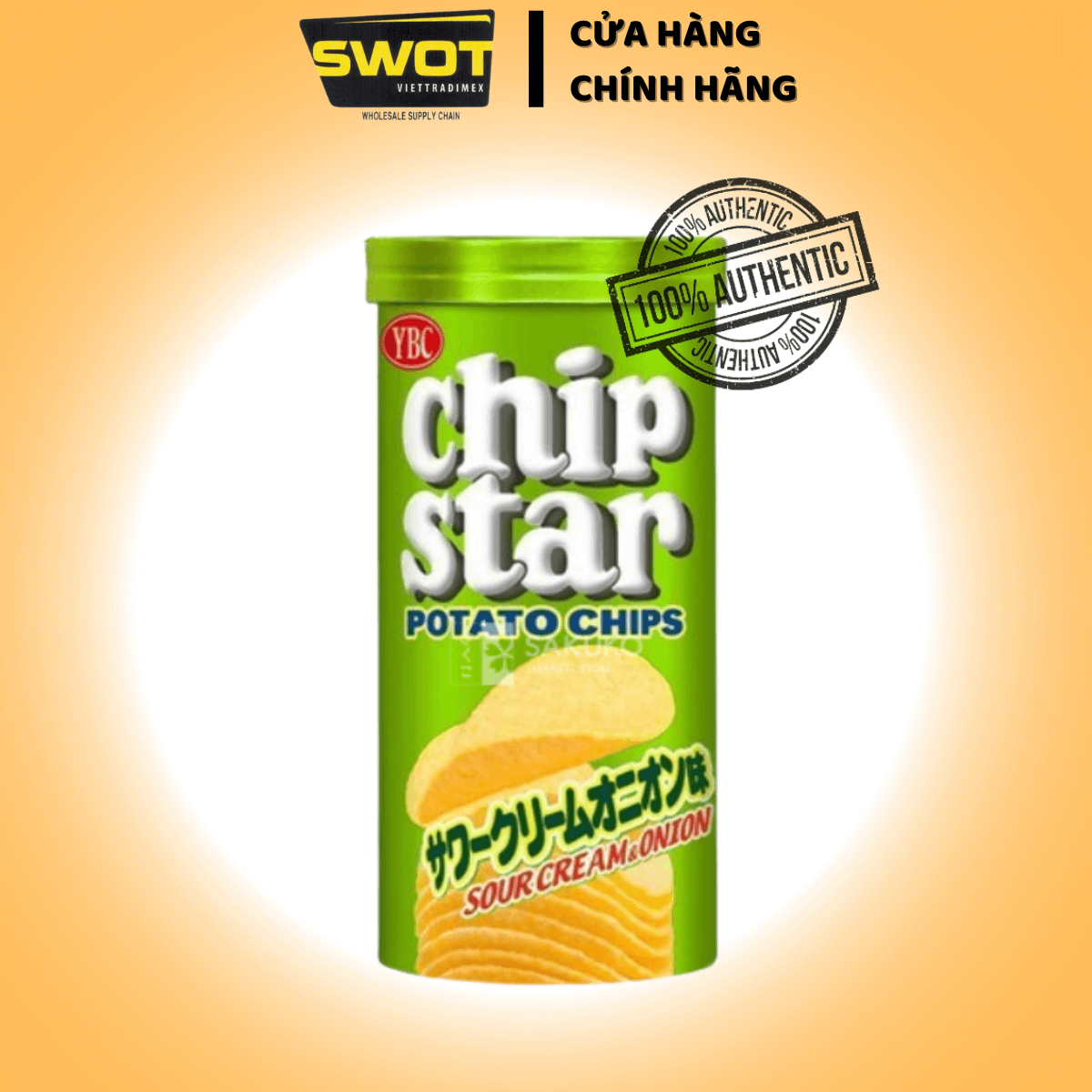 Bánh khoai tây CHIPSTAR Nhật 45g, Bánh khoai tây Nhật giòn tan thơm ngon đặc biệt, ăn vặt siêu ngon - SWOT