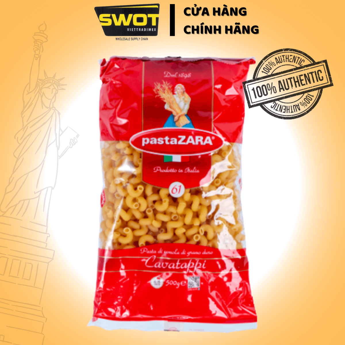 Nui Mì Ý các loại của ITALY, được làm từ lúa mì chọn lọc, giữ độ dai tự nhiên và dễ chế biến, chuẩn hương vị ẩm thực Châu Âu - SWOT