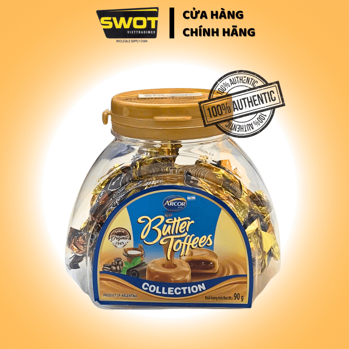 Kẹo Trái Cây Frutal Arcor hộp 200g, 90g, hộp thiếc - SWOT