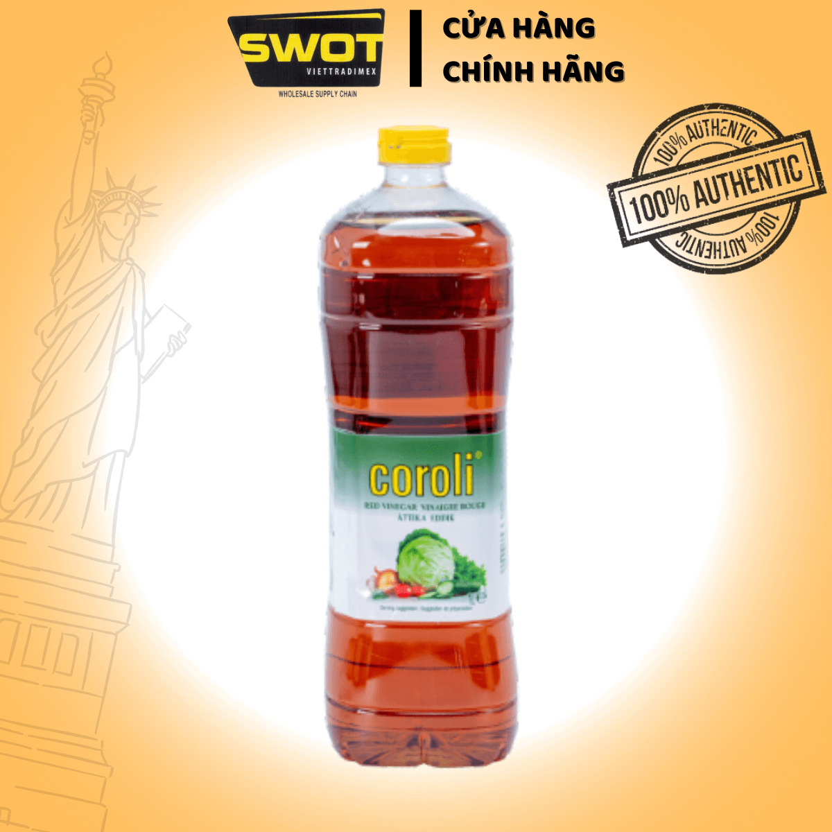 Dấm ăn các loại được nhập khẩu trực tiếp, có thể dùng liền sau khi mở nắp, làm gia vị trong chế biến thực phẩm, pha nước mắm, ngâm đồ chua, ..... đa dụng - SWOT