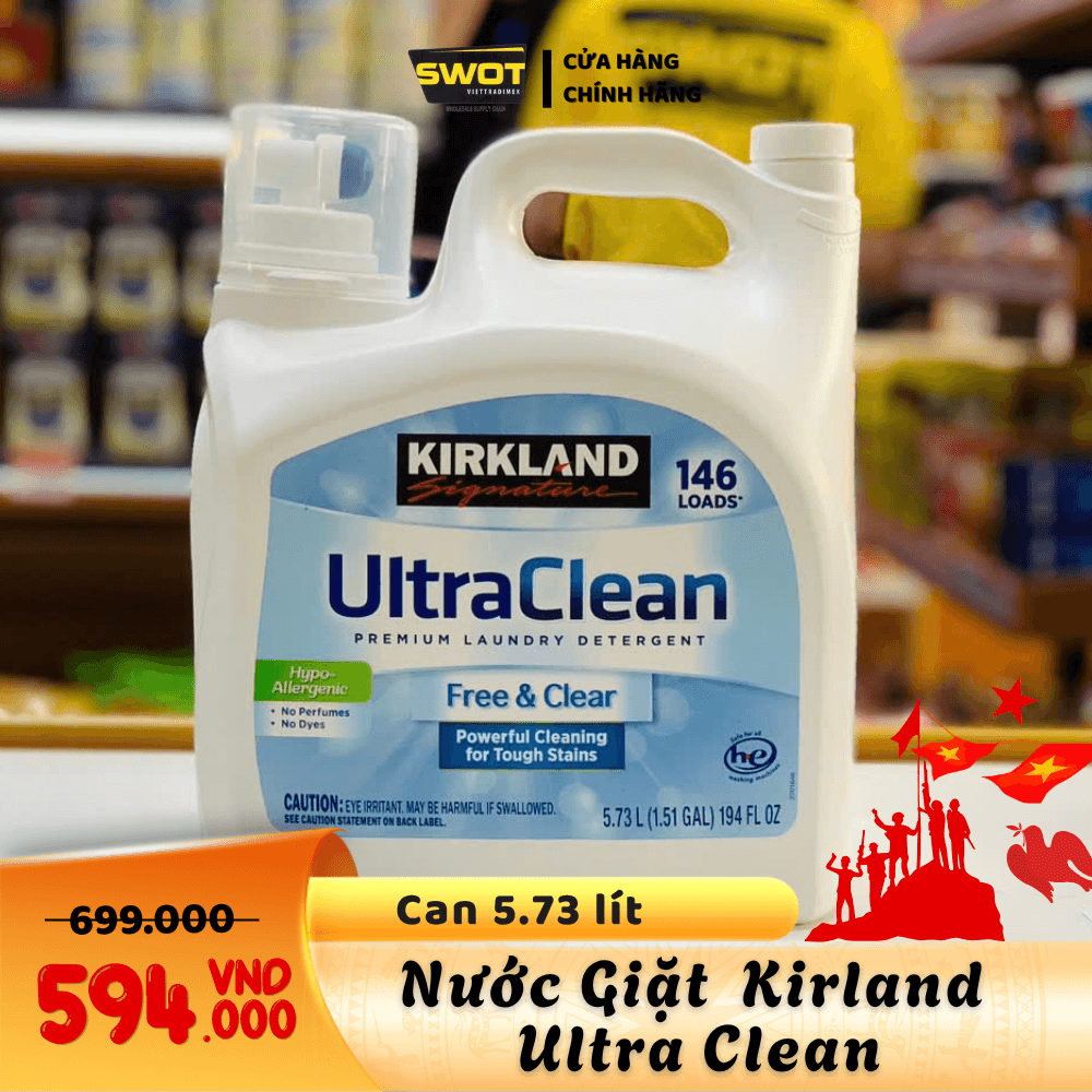NƯỚC GIẶT KIRKLAND - MỸ - CAN 5.73 LÍT