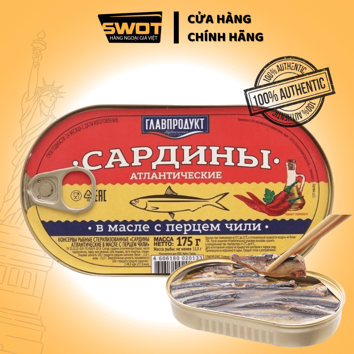 Đồ Hộp các loại được nhập khẩu trực tiếp, Cá Trích, Cá Mòi, Pate Cá hương vị quen thuộc, mùi vị nhẹ nhàng phù hợp với các bữa ăn gia đình, có thể dùng trực tiếp - SWOT