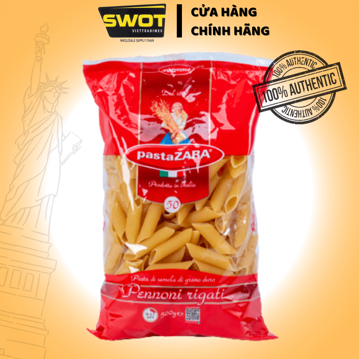 Nui Mì Ý các loại của ITALY, được làm từ lúa mì chọn lọc, giữ độ dai tự nhiên và dễ chế biến, chuẩn hương vị ẩm thực Châu Âu - SWOT