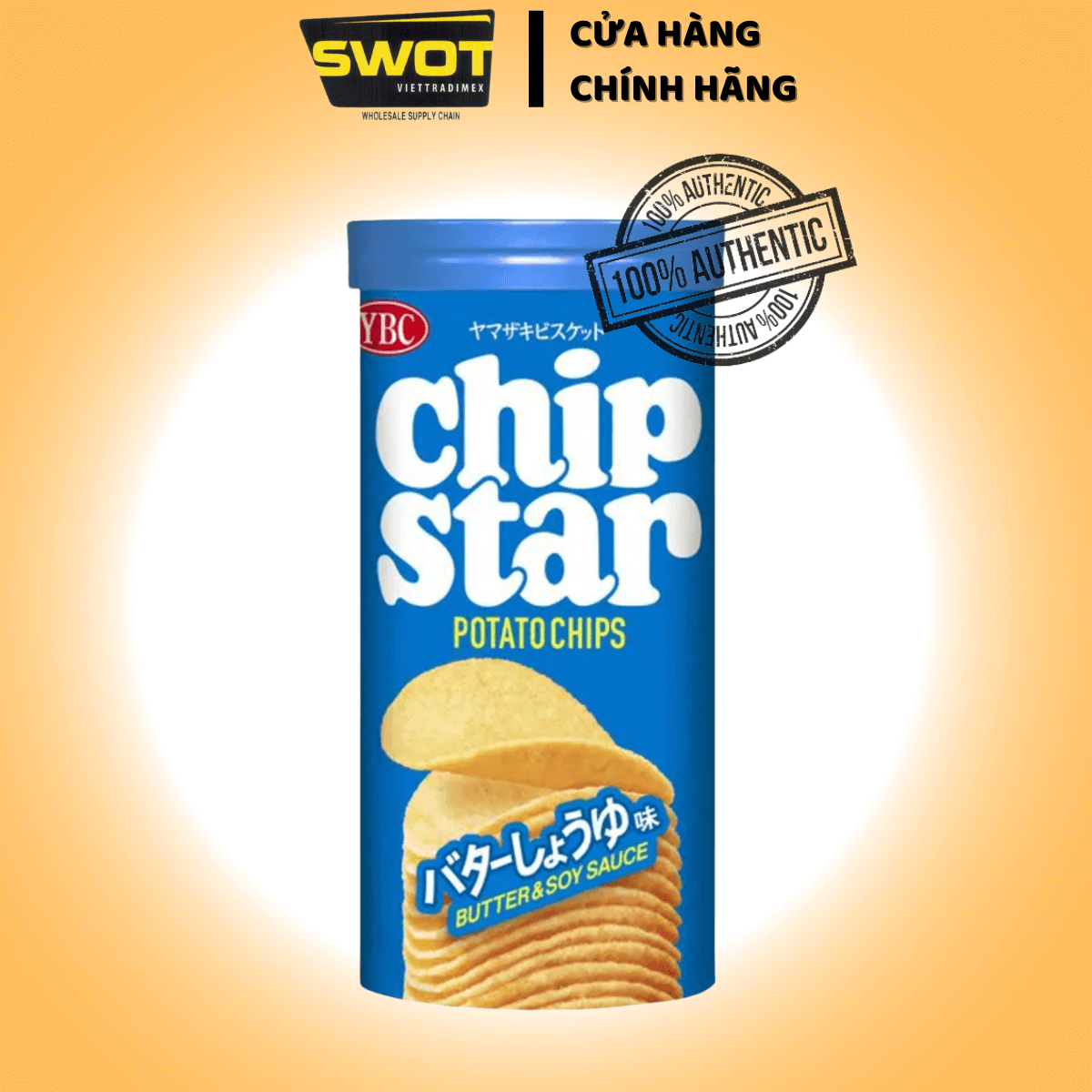 Bánh khoai tây CHIPSTAR Nhật 45g, Bánh khoai tây Nhật giòn tan thơm ngon đặc biệt, ăn vặt siêu ngon - SWOT