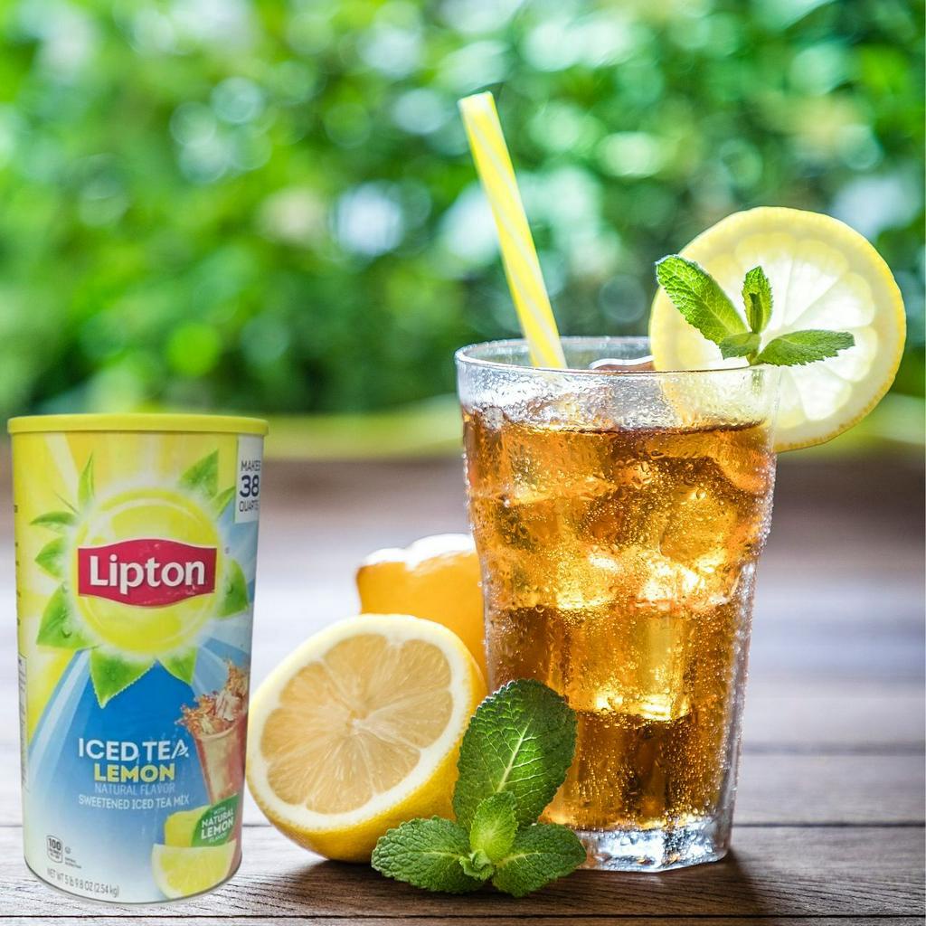 Trà lipton chanh iced tea lemon 2.54kg - SWOT review hàng Mỹ