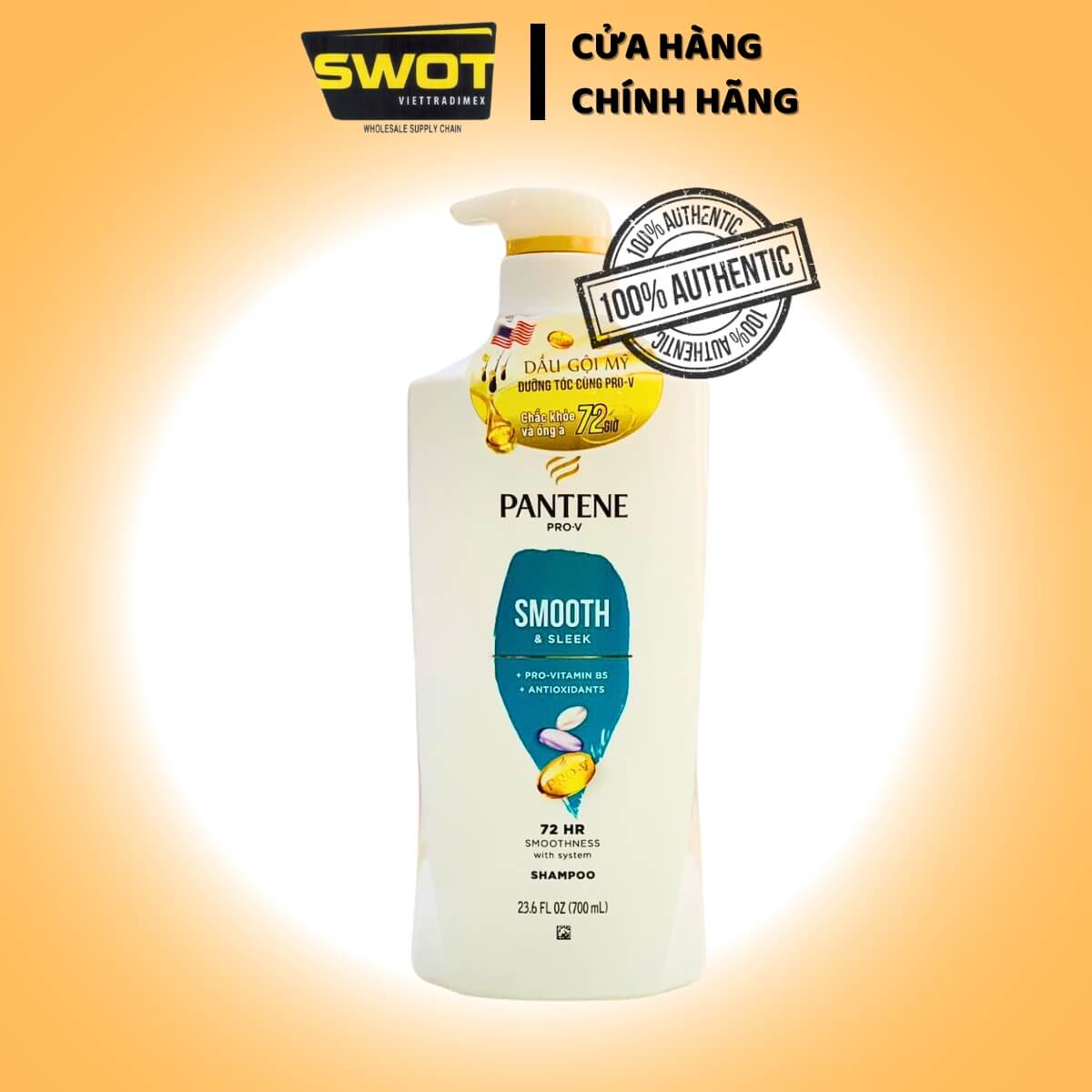 Dầu gội xả Pantene Mỹ nhiều loại, nuôi dưỡng & ngăn rụng tóc, mượt mà óng ả cả ngày - SWOT