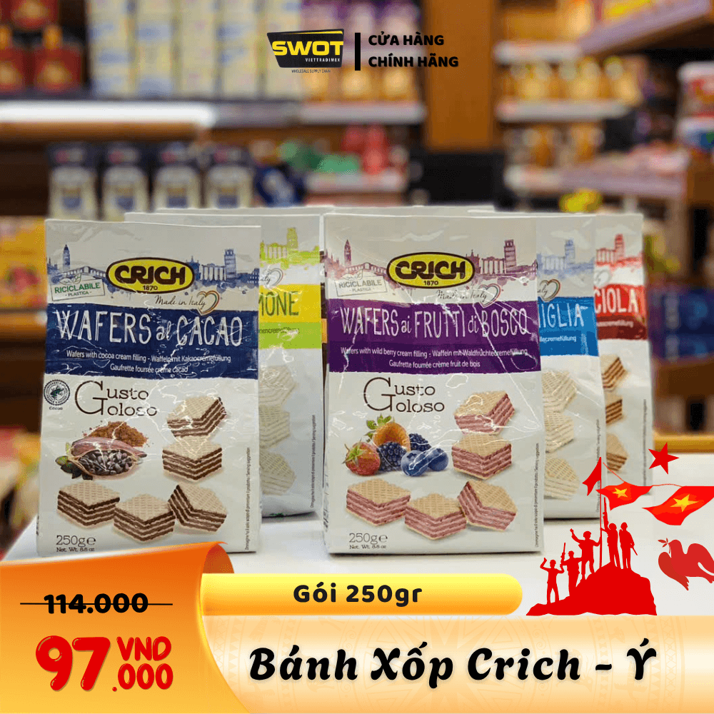 BÁNH XỐP CRICH CÁC LOẠI