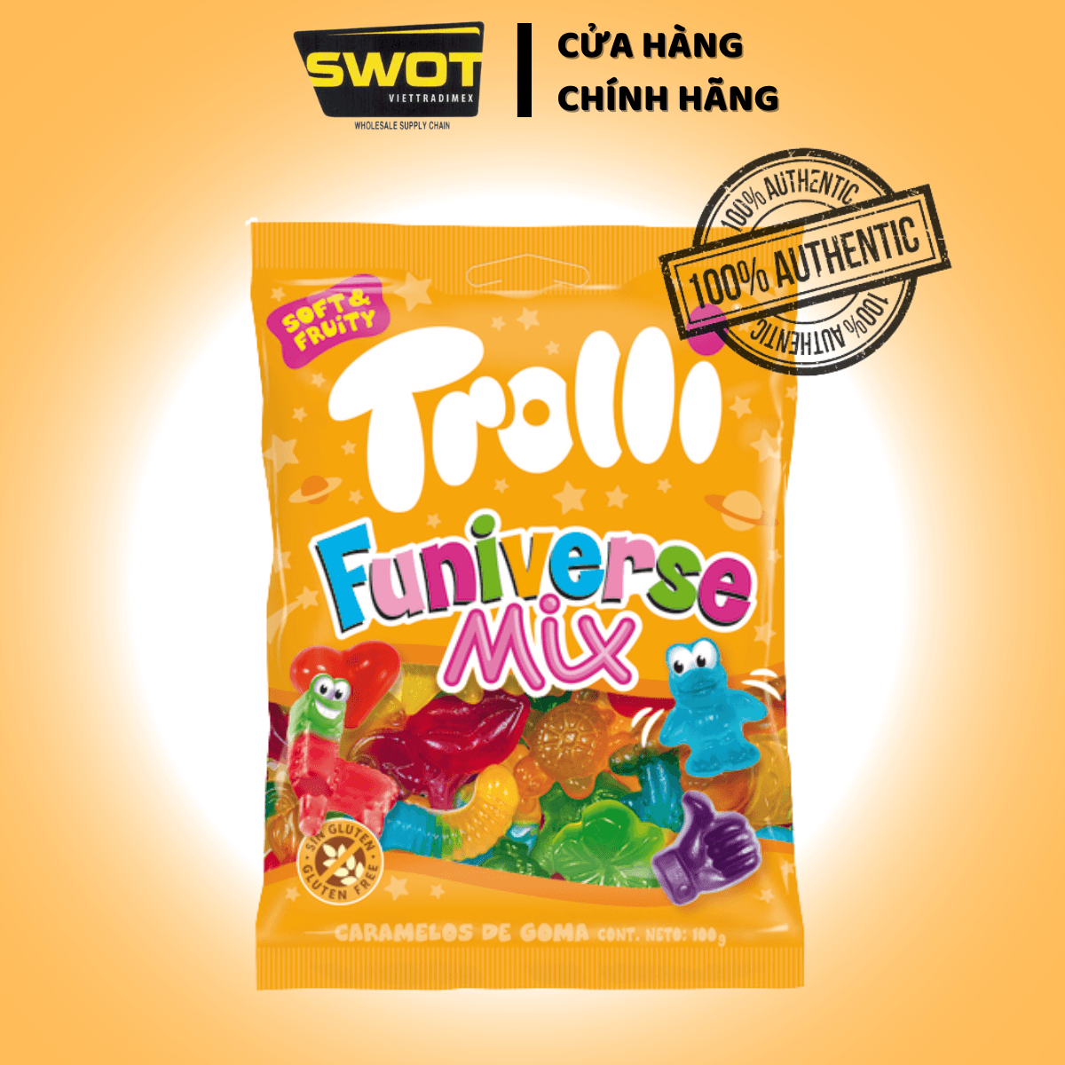Kẹo Dẻo TROLLI Đức nhiều vị (HỘP + GÓI) - Với hương vị thơm ngon của kẹo dẻo, Trolli xứng đáng là 1 trong những thương hiệu kẹo dẻo ngon nhất thế giới - SWOT
