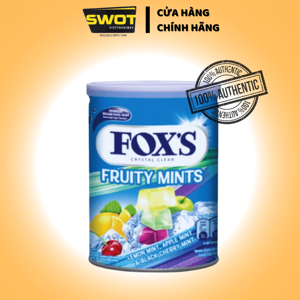 Kẹo trái cây Fox's nhiều vị, kẹo trái cây tự nhiên, an toàn sức khỏe, kẹo thơm, chua ngọt tự nhiên - SWOT