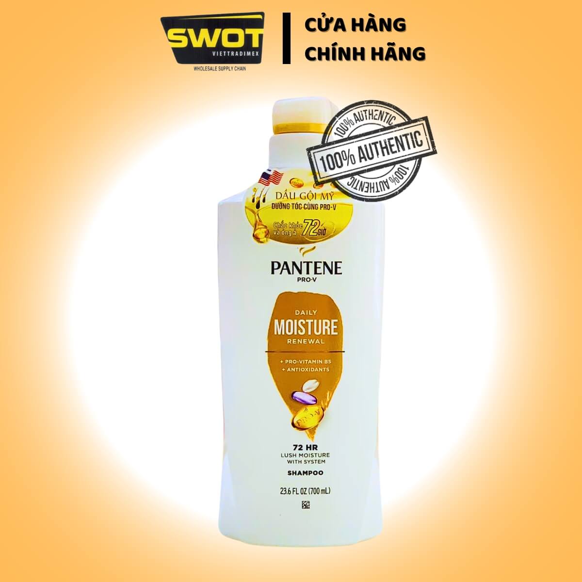 Dầu gội xả Pantene Mỹ nhiều loại, nuôi dưỡng & ngăn rụng tóc, mượt mà óng ả cả ngày - SWOT