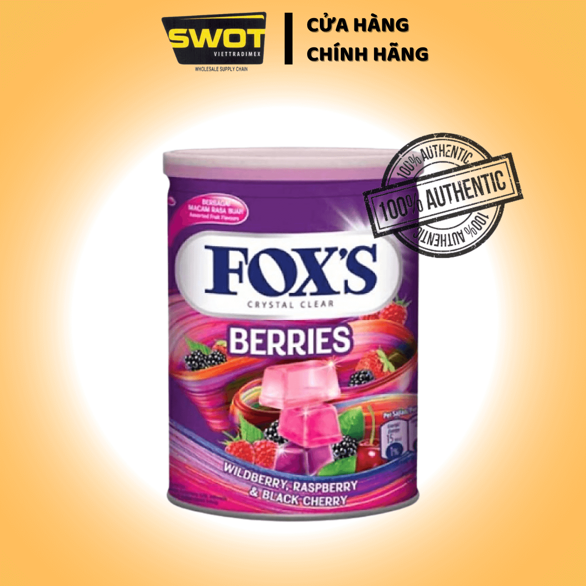 Kẹo trái cây Fox's nhiều vị, kẹo trái cây tự nhiên, an toàn sức khỏe, kẹo thơm, chua ngọt tự nhiên - SWOT