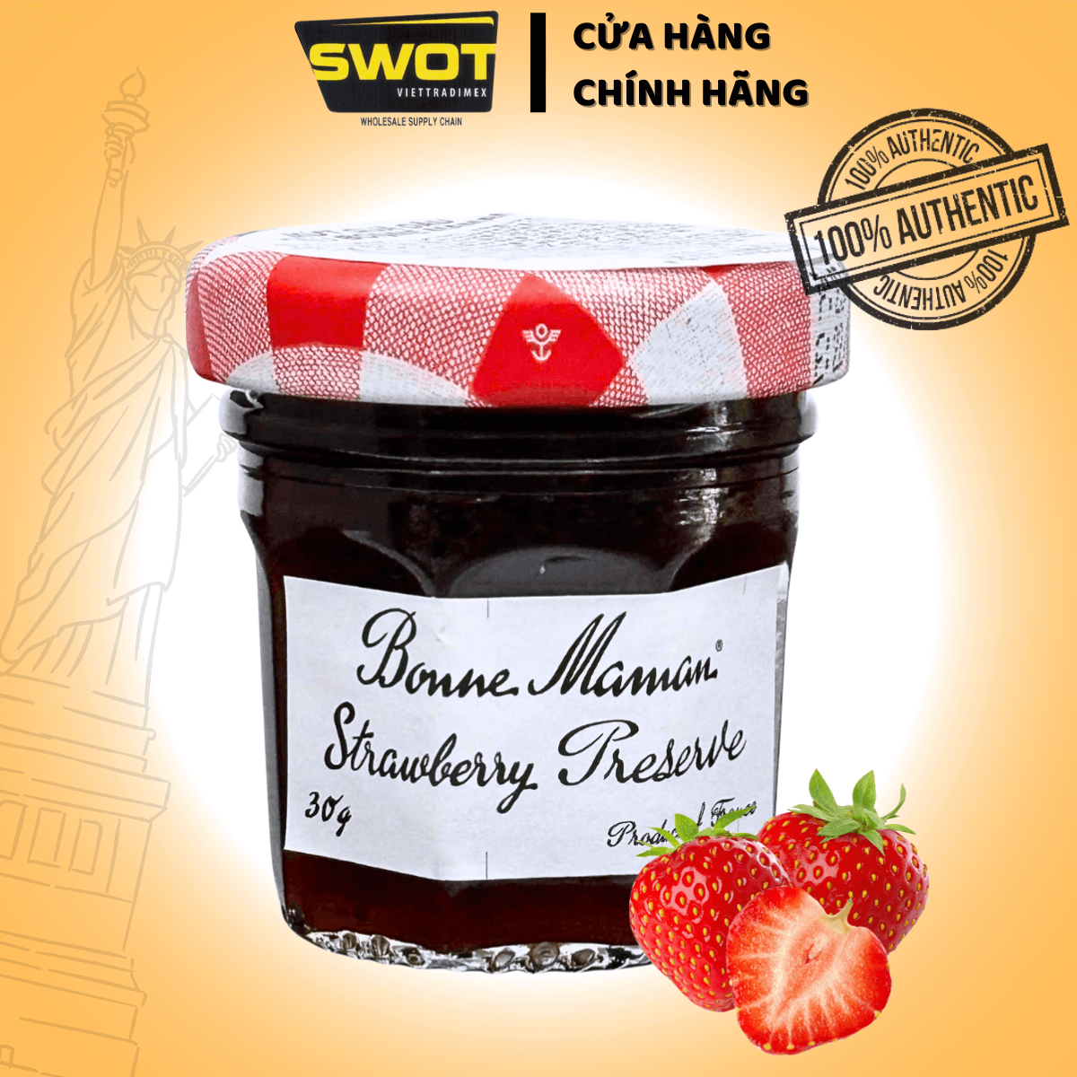 Mứt Bonne Maman các loại của Pháp, mang đến mứt trái cây cao cấp của Pháp, không chất bảo quản, giữ trọn vị tươi ngon, lựa chọn hoàn hỏa cho bữa ăn lành mạnh - SWOT