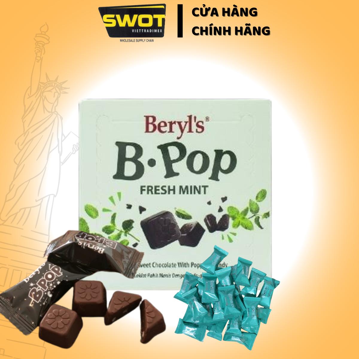 Socola Beryl's Cao Cấp Nhập Khẩu chính hãng, Chocolate đắng hương vị cacao và ngọt vừa phải Food Thức Ăn Ăn Vặt Socola - SWOT