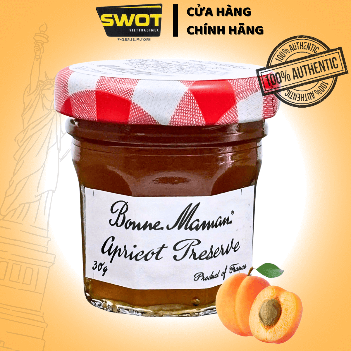 Mứt Bonne Maman các loại của Pháp, mang đến mứt trái cây cao cấp của Pháp, không chất bảo quản, giữ trọn vị tươi ngon, lựa chọn hoàn hỏa cho bữa ăn lành mạnh - SWOT