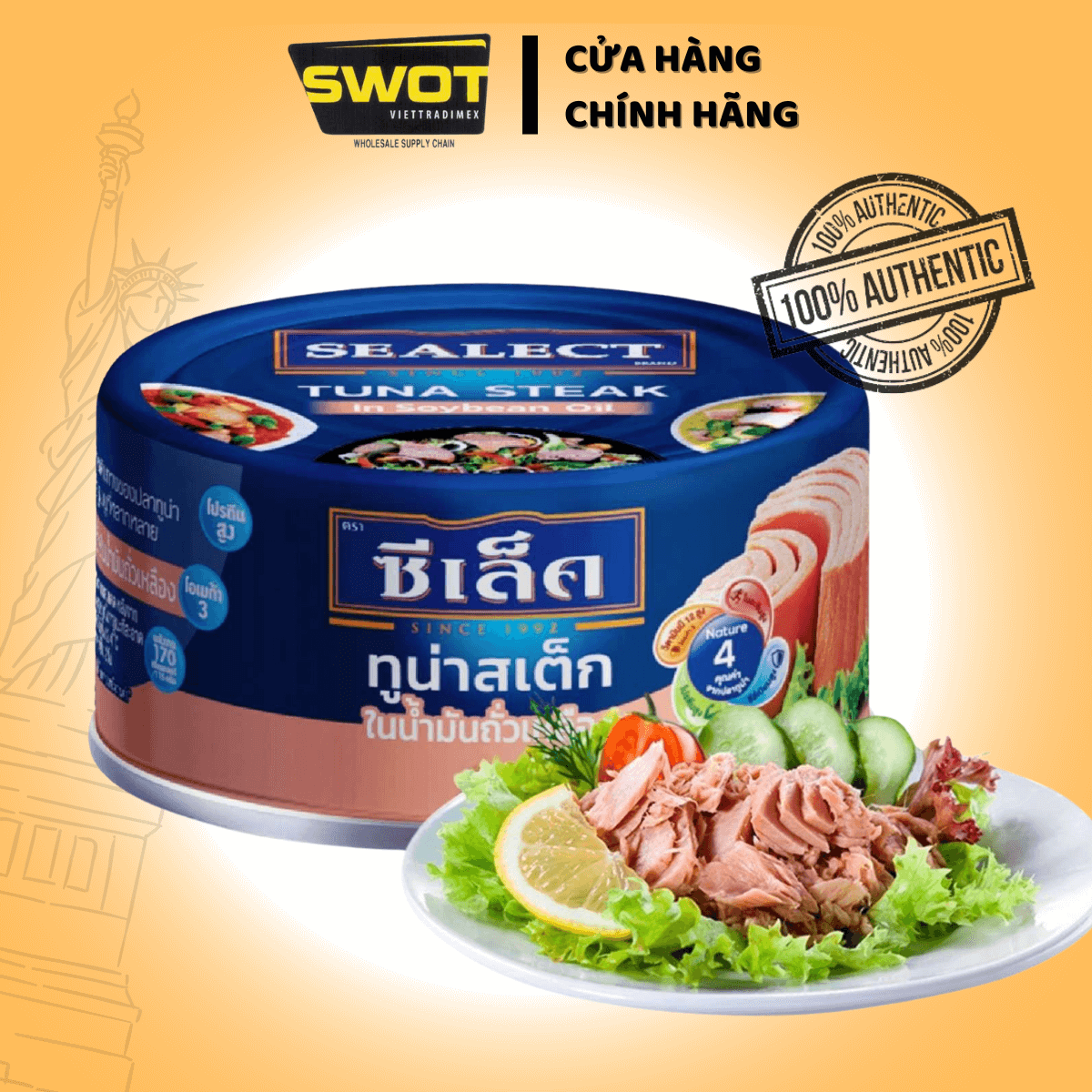 Đồ Hộp các loại được nhập khẩu trực tiếp, Cá Trích, Cá Mòi, Pate Cá hương vị quen thuộc, mùi vị nhẹ nhàng phù hợp với các bữa ăn gia đình, có thể dùng trực tiếp - SWOT