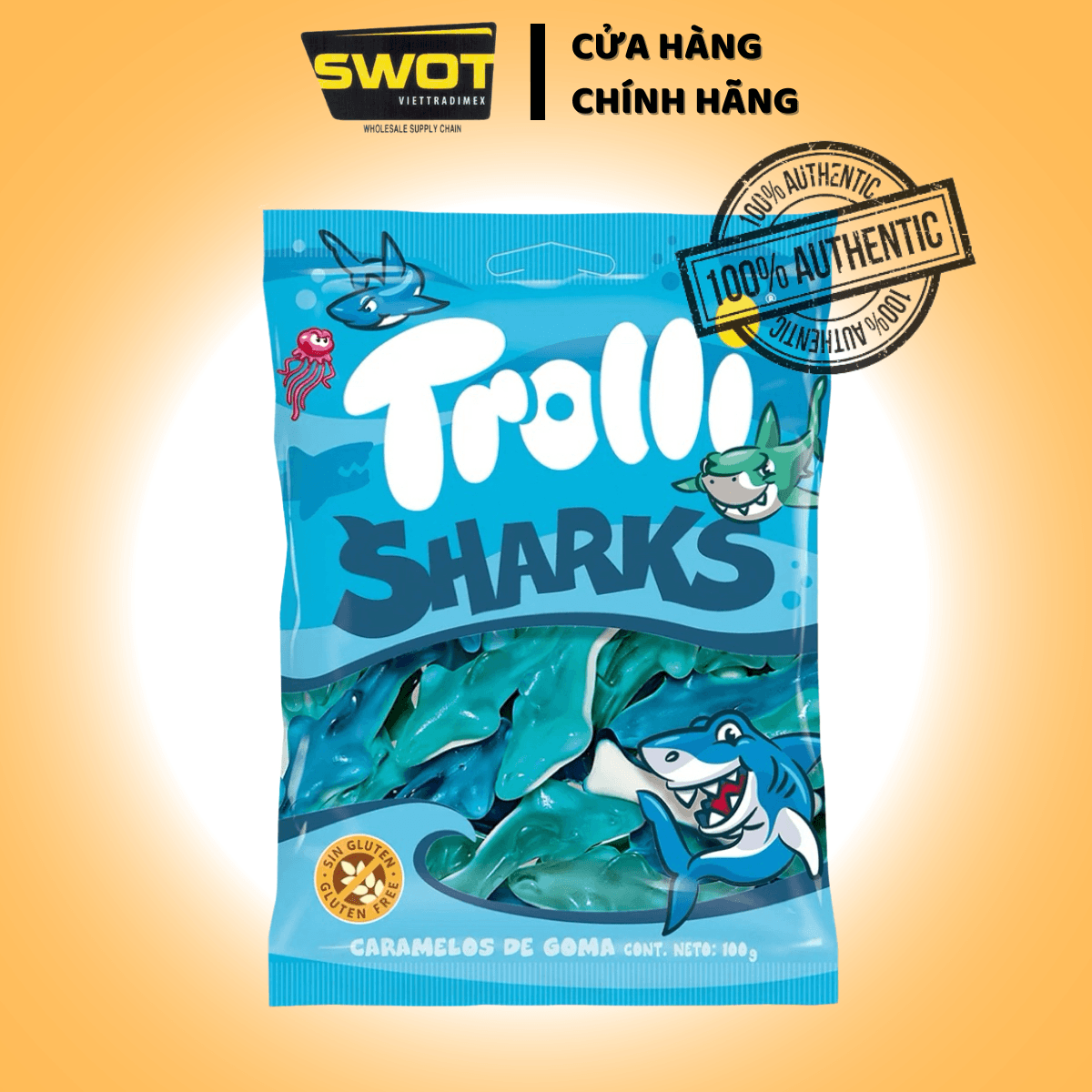 Kẹo Dẻo TROLLI Đức nhiều vị (HỘP + GÓI) - Với hương vị thơm ngon của kẹo dẻo, Trolli xứng đáng là 1 trong những thương hiệu kẹo dẻo ngon nhất thế giới - SWOT