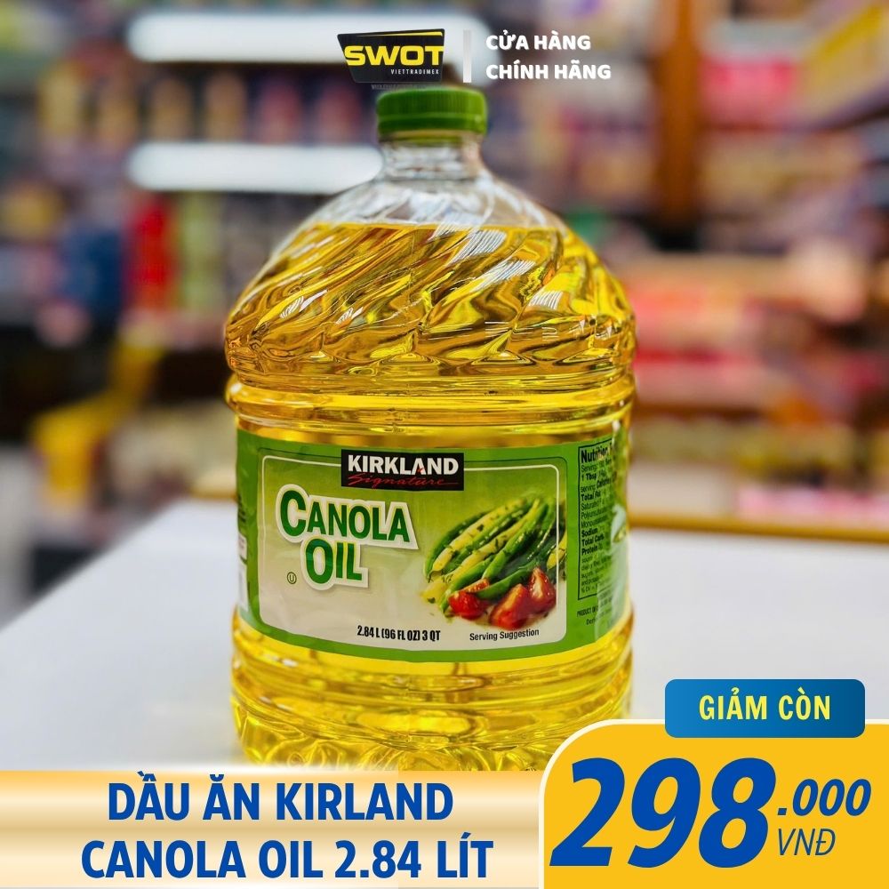 DẦU ĂN KIRKLAND - CỦA MỸ CHAI 2,84 LÍT