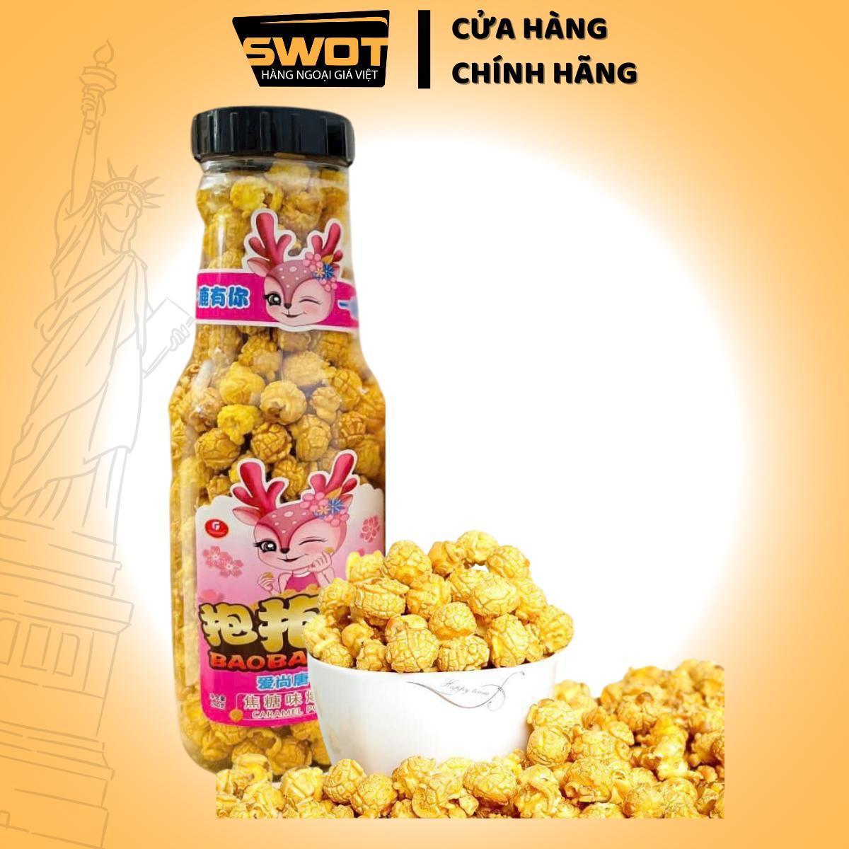 Bắp rang bơ khổng lồ Umiki Đài Loan 890g, Ngô rang bơ khổng lồ thơm ngon đậm vị, hình dáng độc đáo