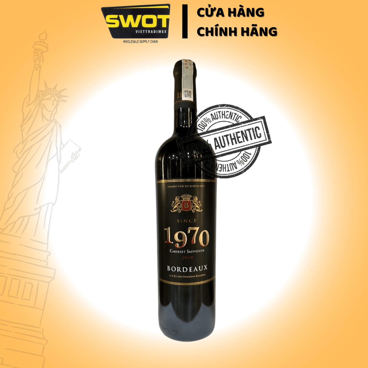 Rượu Vang Đỏ 1970 750ML - (PHÁP) -SWOT