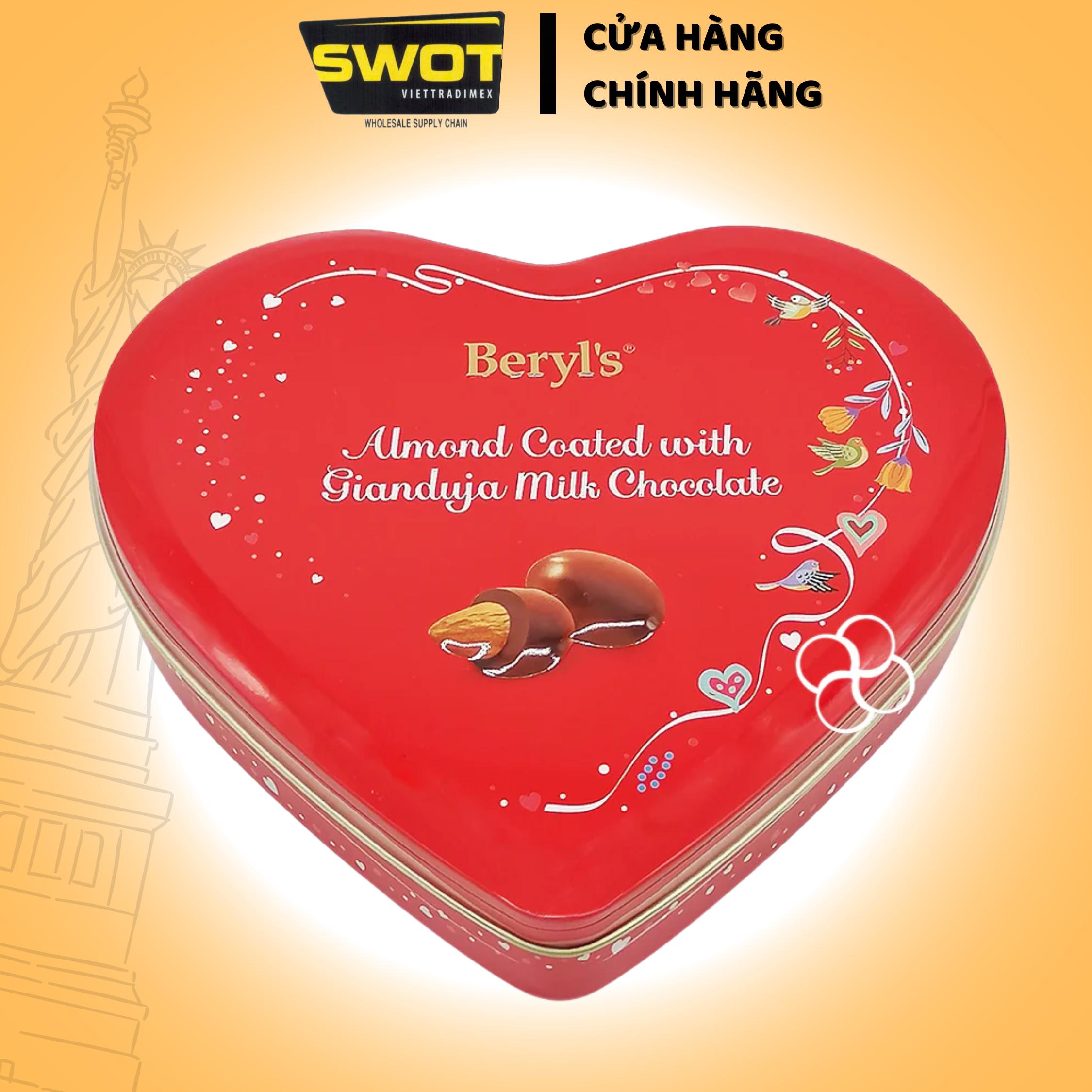 Socola Beryl's Cao Cấp Nhập Khẩu chính hãng, Chocolate đắng hương vị cacao và ngọt vừa phải Food Thức Ăn Ăn Vặt Socola - SWOT