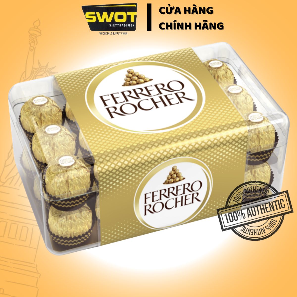 Socola Ferrero Collection Cao Cấp của Ý, thơm ngon đậm vị, được bọc một lớp socola sữa bên ngoài kết hợp cùng các loại hạt, có nhân kem và hạt dẻ bên trong - SWOT