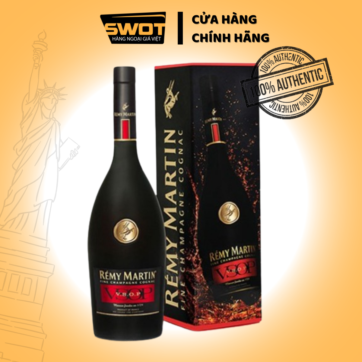 Rượu Remy Martin V.S.O.P 700ML (PHÁP) Rượu Cognac Remy Martin VSOP là loại rượu mạnh mẽ, với hương vị phong phú của các loại trái cay, hoa và gỗ sồi. Cốt rượu mượt và hậu kéo dài - SWOT