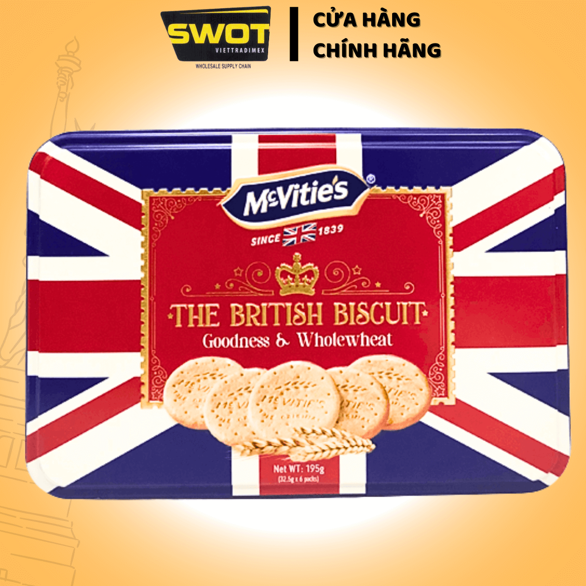 Bánh Quy Hộp Thiếc cao cấp chính hãng, Bánh Quy Giòn Rụm Dễ Ăn, Bánh Tết Ăn Vặt Mời Khách Thơm Ngon Dinh Dưỡng Thức Ăn Food Cake - SWOT