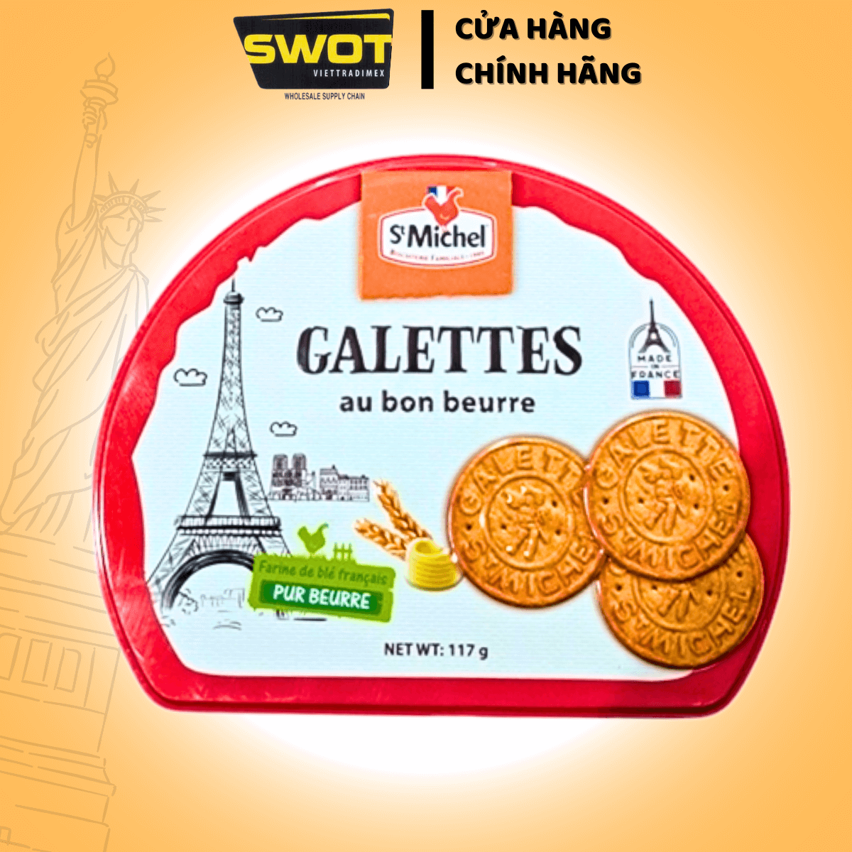 Bánh Quy Hộp Thiếc cao cấp chính hãng, Bánh Quy Giòn Rụm Dễ Ăn, Bánh Tết Ăn Vặt Mời Khách Thơm Ngon Dinh Dưỡng Thức Ăn Food Cake - SWOT