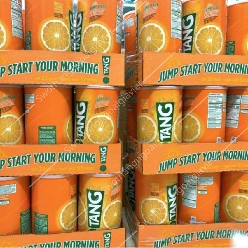 Bột pha nước cam TANG Orange Natural Mỹ 2.04kg, bột pha nước cam thơm ngon, giàu Vitamin C, tăng đề kháng, chính hãng Mỹ