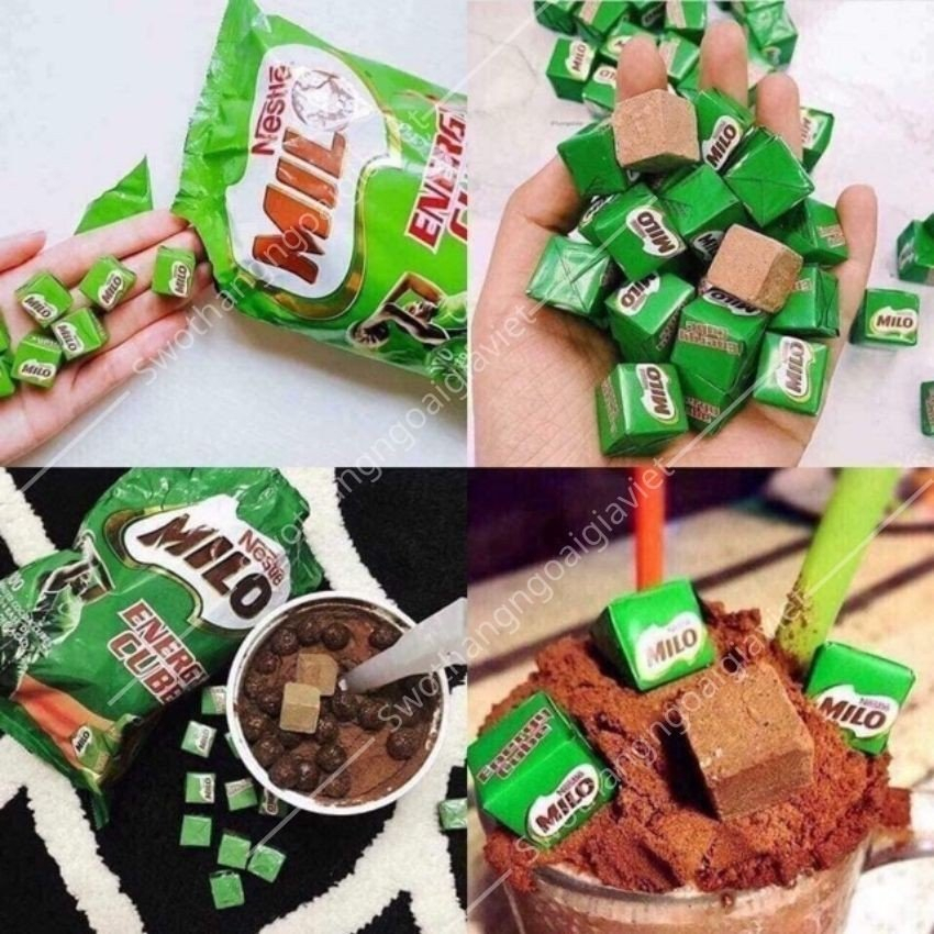 Kẹo milo Nestle Energy Cube Thái Lan 275g 100 viên, Kẹo Milo vị ngon tuyệt vời, ngọt ngào béo ngậy