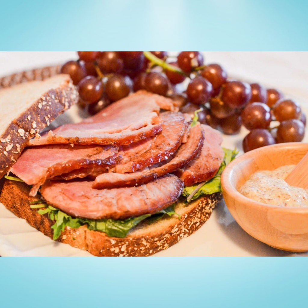 Thịt hộp Cooked Ham Bristol Mỹ 325g, Thịt hộp ăn liền Mỹ cao cấp, thịt thơm béo, vị ngon thượng hạng, giàu dinh dưỡng