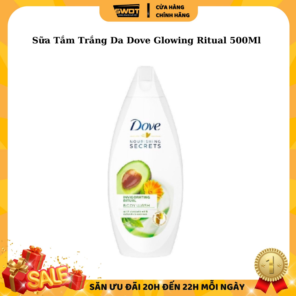 Sữa tắm Dove Mỹ 500ml, Sữa tắm Dove bản Mỹ, làm sạch dịu nhẹ, cung cấp độ ẩm giúp da trắng mềm mịn