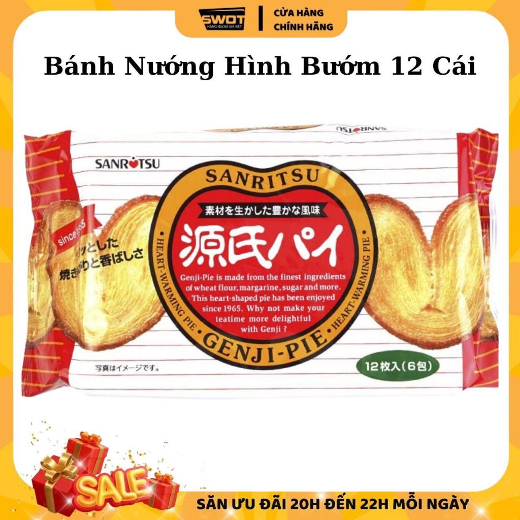 Bánh nướng SANRITSU Nhật bản các loại, Bánh nướng thơm ngon đặc biệt, xốp giòn đậm vị, chính hãng Nhật